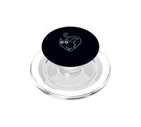 Minimalista Cat Heart Line Art Cute Kitty Lover PopSockets PopGrip per MagSafe