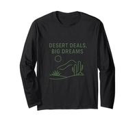 Minimalista Desert Land appassionato Desert Deals, Bid Dreams Maglia a Manica
