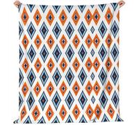 Minimalista Forme Geometriche Rombi Simmetria Coperta In Pile Di Flanella, Bianco Sherpa Coperta Bambini Decorazioni Casa - Morbida E Calda Per Ragazzi E Ragazze Divano Coperta 180 x 200 cm