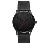 Minimalista Guarda Grandi di manopola 40 Millimetri Nessun Calendario Ricco Regalo Nero Mens Uomini della vigilanza Quarzo Orologi digitali Sportivi for Il Marito (Size : 1)