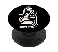 Minimalista Lord Ganesha Modern Hindu Line Art PopSockets PopGrip Adesivo