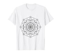 Minimalista Mandala Equilibrio Meditazione Mindfulness Line Art Maglietta