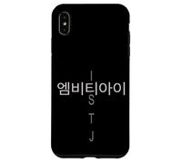 Minimalista MBTI coreano Custodia per iPhone XS Max
