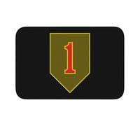 Minimalista Tappeti barriera Combat service identification badge of the 1st Infantry Division Passatoia Tappetino per la cucina 40×60cm per Doccia,Corridoio,Porta d'Ingresso