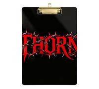 Minimalista Thorn Lettere Rosso Nero A4 Terapia Appunti Acrilico Carino per Classroom Forniture per Insegnanti Scuola Superiore Dimensioni 9 x 12