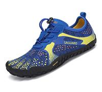 Minimaliste Barefoot Scarpe da Corsa Ragazze Ragazzi Piedi Nudi Trail Running Trekking Escursionismo Fitness Blu Gr.30