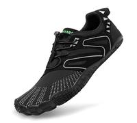 Minimaliste Barefoot Scarpe da Immersione Scoglio Trail Running Camminata Uomo Donna,59 Nero,44