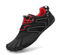 Minimaliste Barefoot Scarpe da Immersione Scoglio Trail Running Camminata Uomo Donna,59 Rosso,40