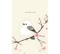 Minimalistic and Aesthetic Soft Cover Notebook - Shima Enaga Bird Design✨: Soft Cover Notebook, 6 x 9 inches, 15.24 x 22.86 cm, 100 pages, Aesthetic Note-Taking Pages
