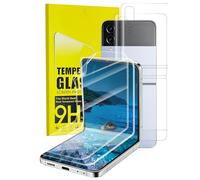 MiniMing Pellicola protettiva in vetro temperato per Samsung Galaxy Z Flip 4/Flip 3 5G, 2 pezzi 0,25 mm HD trasparente per Samsung Z Flip 4 5G, pellicola protettiva in vetro temperato per Galaxy Z