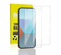 MiniMing Pellicola protettiva in vetro temperato per Xiaomi Redmi Note 13 Pro, 2 pezzi 0,25 mm HD trasparente pellicola protettiva per Redmi Note 13 Pro, adatta perfettamente pellicola in vetro