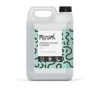 Miniml Detergente per vetri e finestre, ricarica da 5 l, fragranza menta, finitura senza striature, cruelty-free, vegano, naturale e a base vegetale, formula di pulizia atossica, acquisto all'ingrosso