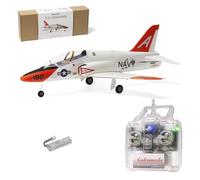 Minimo RC T-45 Mini RC Jet Aircraft, 30mm EDF 7.4V, 55g Ultra-Light, Modello realistico con controllo di volo giroscopico avanzato, motore spazzolato, montaggio rapido ala fissa per principianti (mano