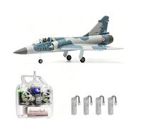 MinimumRC Phantom 2000 30 mm Brushless EDF RC Jet, 2.4G 4CH EPS Foam Fixed-Wing Fighter RC Aereo con stabilizzazione giroscopio per adulti (acceleratore a destra/4 batterie)