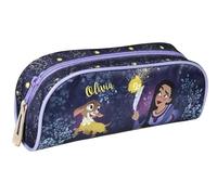 minimutz Astuccio Disney Wish Stella Bambina - Personalizzato con nome - Astuccio per scuola e casa, Lilla, Astuccio per la scuola