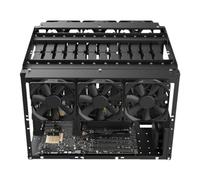 Mining Case - Miner Rig Case Mining Rack - Versatile custodia per computer per un raffreddamento efficiente, robusto rack per mining adatta alla scheda madre ATX