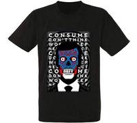MINIOEM Consume They Live Horror Thriller Birthday Movie Parody Mens T Shirt Black M