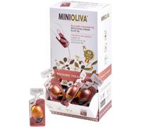 MINIOLIVA Dispenser per Vinaigrette Balsamica con Olio Extra Vergine di Oliva - 50 Capsule da 14 ml, Ideale per Casa, Ufficio e Uso Quotidiano