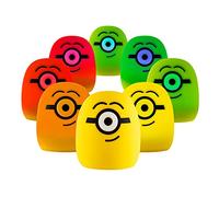 Minions 49955 - Luce notturna a LED, in silicone, con 3 batterie AAA, funzionamento a batteria, camera da letto, sala giochi, asilo, edizione da collezione, alimentazione USB o a batteria, 49955