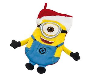 Minions 97141 - Calza della Befana in Peluche, 35X25 cm