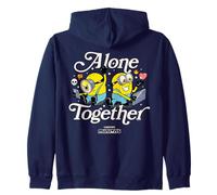 Minions Alone Together Felpa con Cappuccio