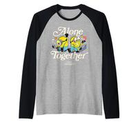 Minions Alone Together Maglia con Maniche Raglan