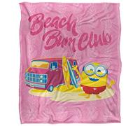 Minions Beach Bum Bob Coperta super morbida al tatto setoso - 152 x 127 cm
