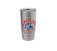 Minions Beach Day Summer Vibes Bicchiere termico in acciaio inox doppia parete