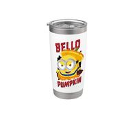 Minions Bello Pumpkin Bob Bicchiere termico in acciaio inox doppia parete