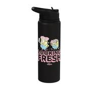 Minions Bob and Stuart Looking Fresh Selfie Stainless Steel Insulated Water Bottle