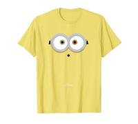 Minions Bob Big Face Halloween Costume Maglietta, Uomo, Limone, L