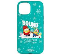 Minions Bound For The Holidays Festive Custodia per iPhone 15