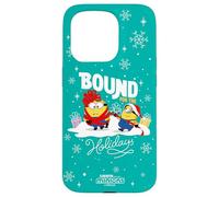 Minions Bound For The Holidays Festive Custodia per iPhone 15 Pro
