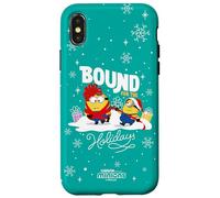 Minions Bound For The Holidays Festive Custodia per iPhone X/XS