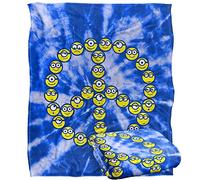 Minions Coperta, 152 x 127 cm, con simbolo della pace, morbidissima al tatto, 50" x 60"