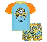 MINIONS Costume da Bagno 2 Pezzi per Ragazzi - Banana 3-10 Anni, Multicolore, 5-6 Anni
