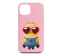 Minions Cute Bob In Love Heart Shaped Glasses Portrait Custodia per iPhone 13