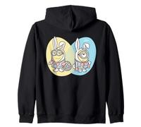 Minions Dave & Carl Easter Bunny Duo Felpa con Cappuccio