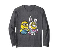Minions Easter Feeling Hoppy Front & Back Maglia a Manica