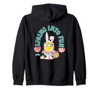 Minions Easter Spring Into Fun Felpa con Cappuccio