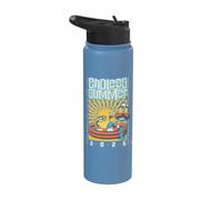 Minions Endless Summer Family Trip 2026 Stainless Steel Insulated Water Bottle