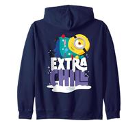 Minions Extra Chill Christmas Holiday Felpa con Cappuccio