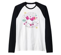 Minions Fluffy The Unicorn Maglia con Maniche Raglan