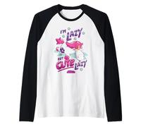Minions Fluffy Unicorn Cute Lazy Maglia con Maniche Raglan
