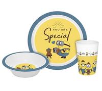 Minions Gentleman, stoviglie per bambini, 3 pezzi, PP