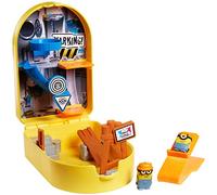 Minions GMD86 - Minions: alla ricerca del mini-boss" Splat 'Ems - Set da gioco, 2 minifigure con starter deluxe e bersaglio, regalo per bambini dai 4 anni in su