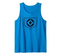Minions Gru Logo Faux Pocket Graphic Canotta