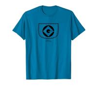 Minions Gru Logo Faux Pocket Graphic Maglietta