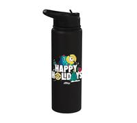 Minions Happy Holidays Stainless Steel Insulated Water Bottle