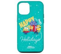 Minions Happy-ish Holidays Funny Christmas Custodia per iPhone 12/12 Pro